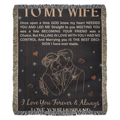 To My Wife - Heirloom Blanket